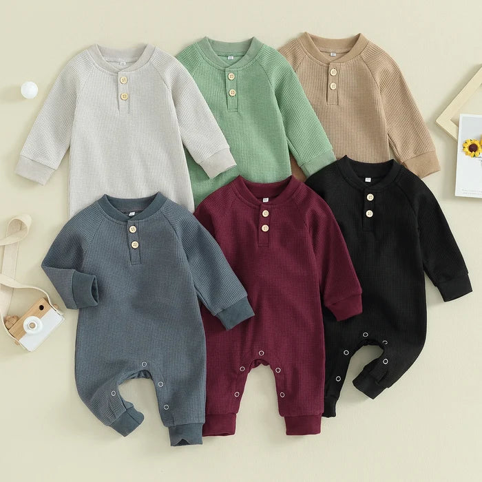 JAX Waffle Knit Jumpsuit