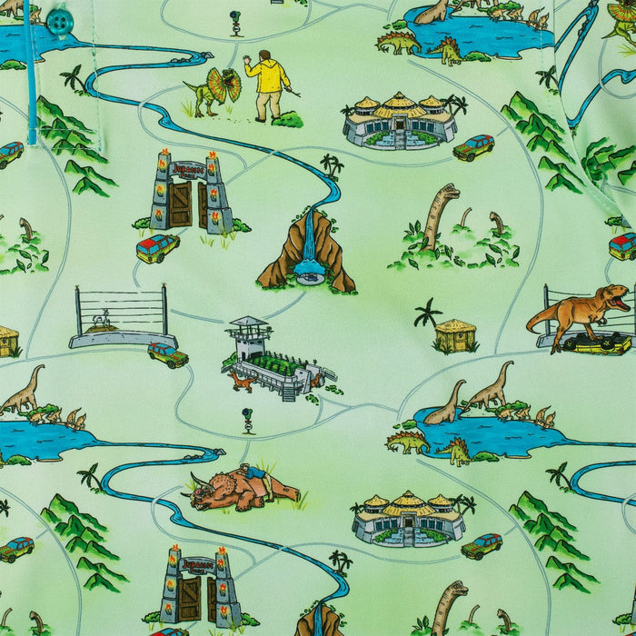 RSVLTS RSVLTS Jurassic Park "Park Map"_ All-Day Polo