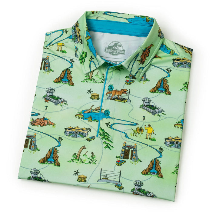 RSVLTS RSVLTS Jurassic Park "Park Map"_ All-Day Polo