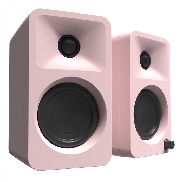 Kanto Ora Powered Reference Desktop Speakers with Bluetooth Matte Pink Pink