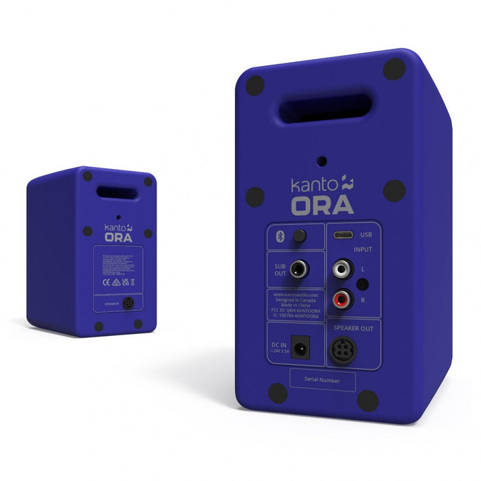 Kanto Ora Powered Reference Desktop Speakers With Bluetooth Purple Purple