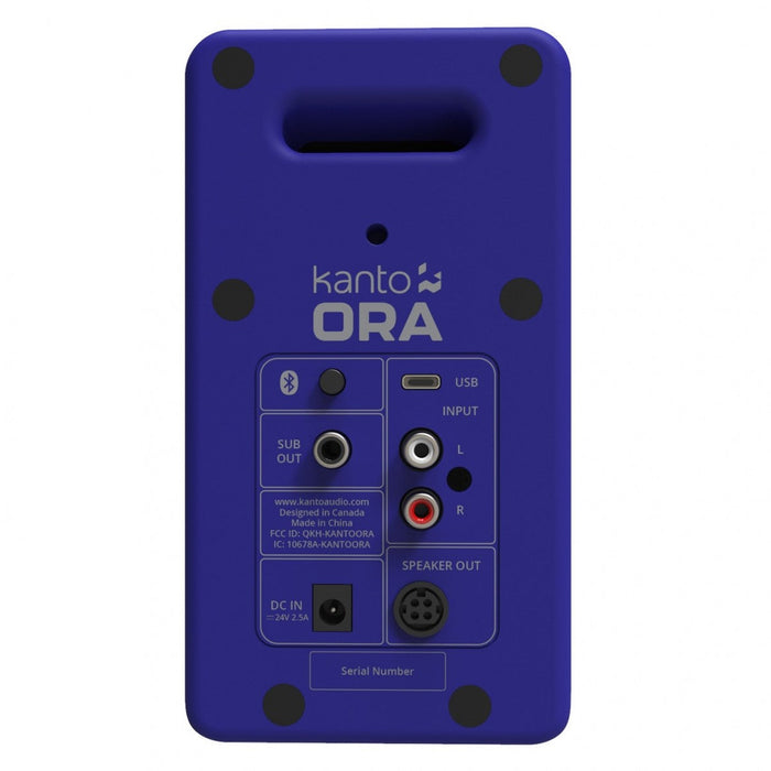 Kanto Ora Powered Reference Desktop Speakers With Bluetooth Purple Purple