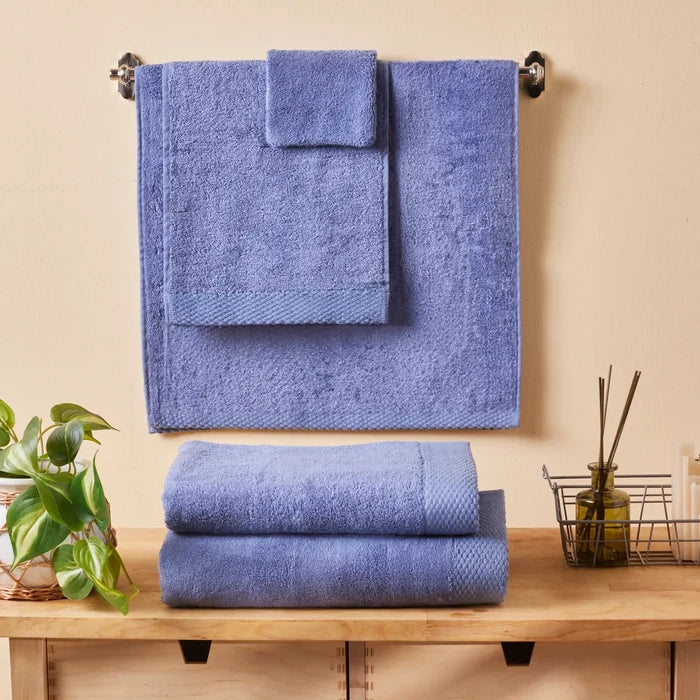 KARACA CHANDLER BLUE MODAL SHOWER TOWEL