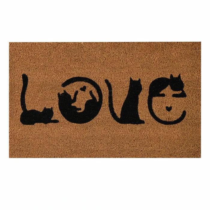 Kaşmir Halı Cat Love Coco Doormat 45x75 cm