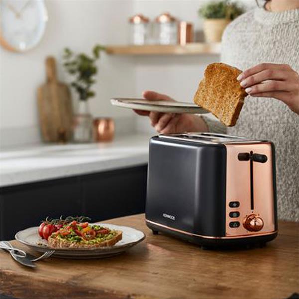 Kenwood Abbey Lux TCP05.C0DG 2-Slice Toaster Rose Gold