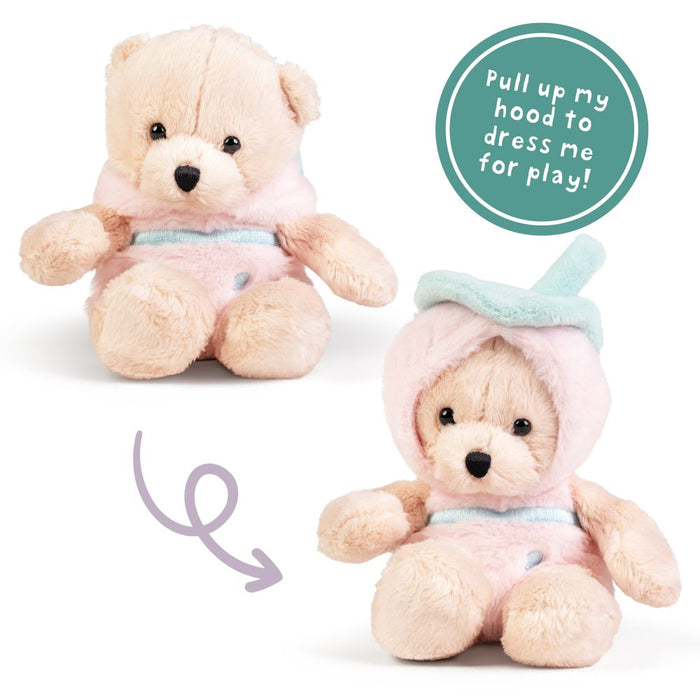 Keycraft 7 Inch Boba Tea LITTLE Dress Up Bear Plush Toy - Assorted