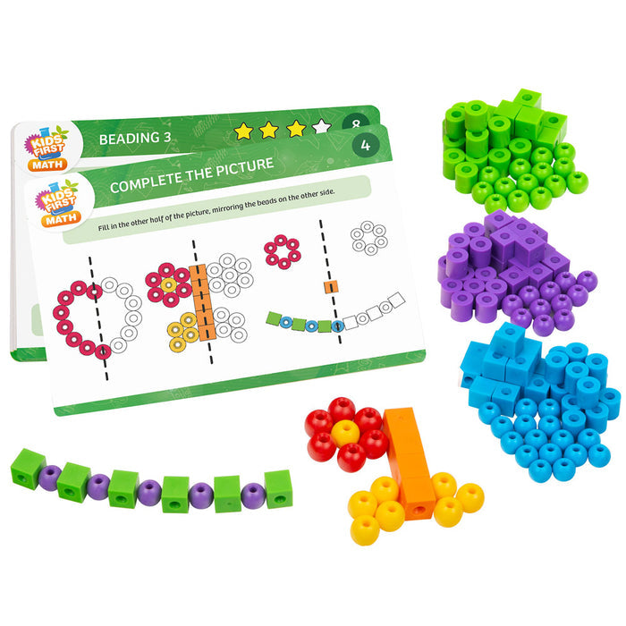 Kids First Math: Lacing Beads Math Kit with Activity Cards STEM Thames & Kosmos