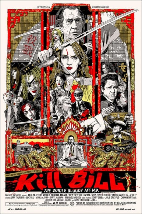 Kill Bill  Tyler Stout poster
