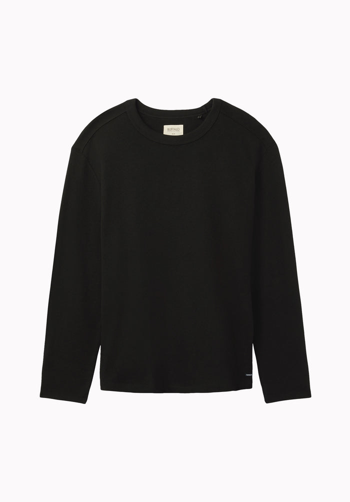 Kitchell Men's Ribbed Long Sleeve Top, Black - BM24973