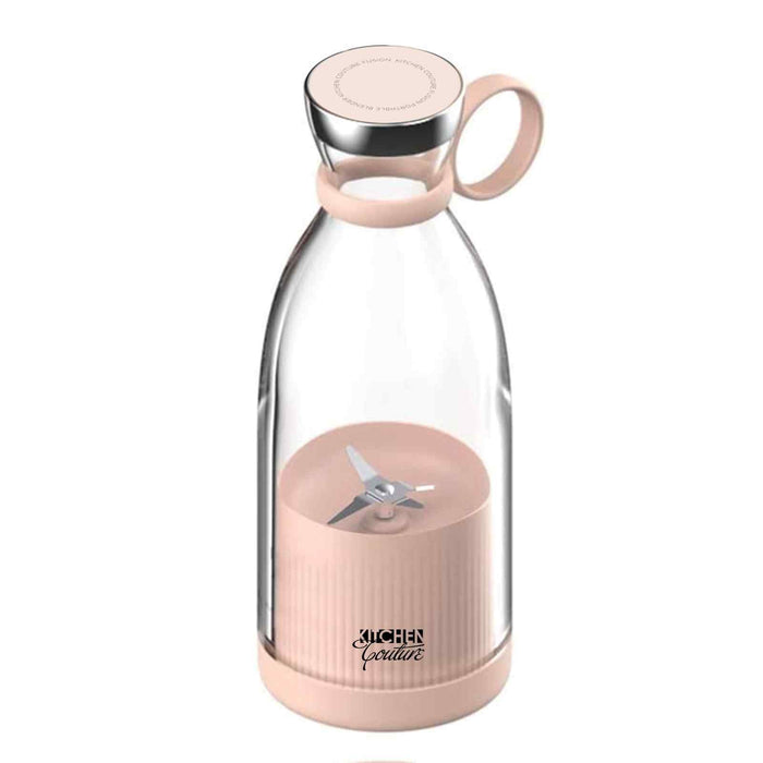 Kitchen Couture Fusion Portable Blender Electric Hand Held Mixer Shaker Maker - Pink -Home Living Store - -