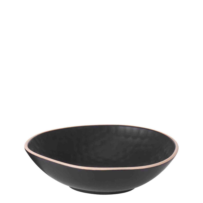 Kitchen Life Stoneware 350ML Serving Bowl - Black