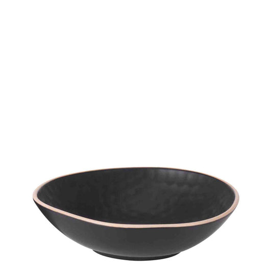 Kitchen Life Stoneware 350ML Serving Bowl - Black