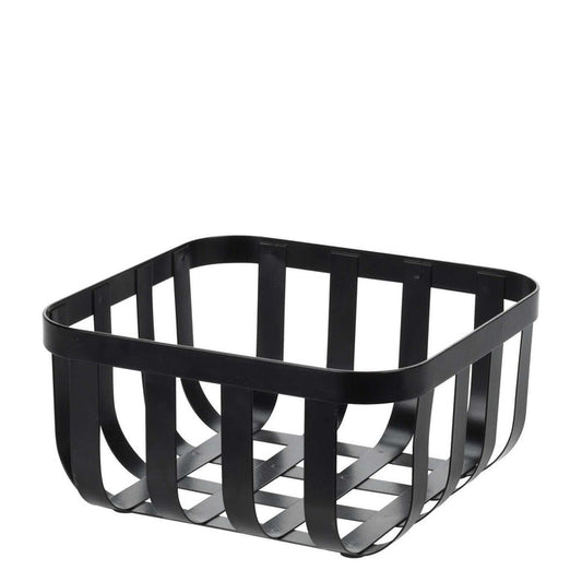Kitchen Life Wire Square Fruit Basket - Black