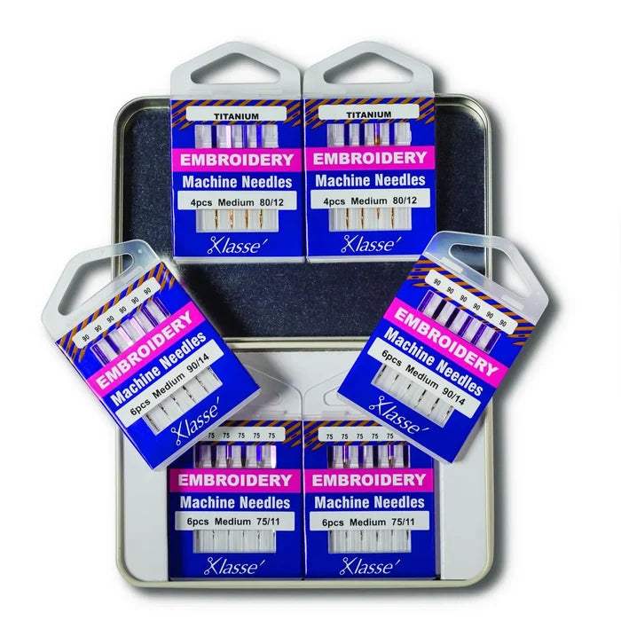 6PC Embroidery Needle Variety Tin