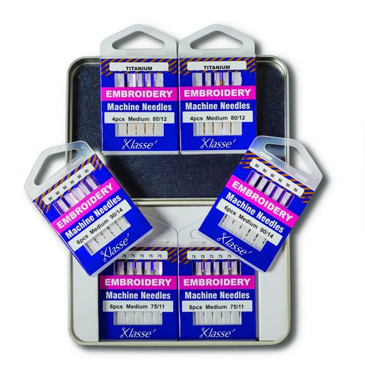 6PC Embroidery Needle Variety Tin