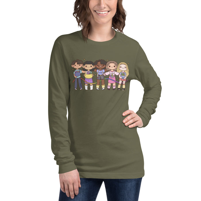 Knitting Friends (Patron) Unisex Long Sleeve T-Shirt