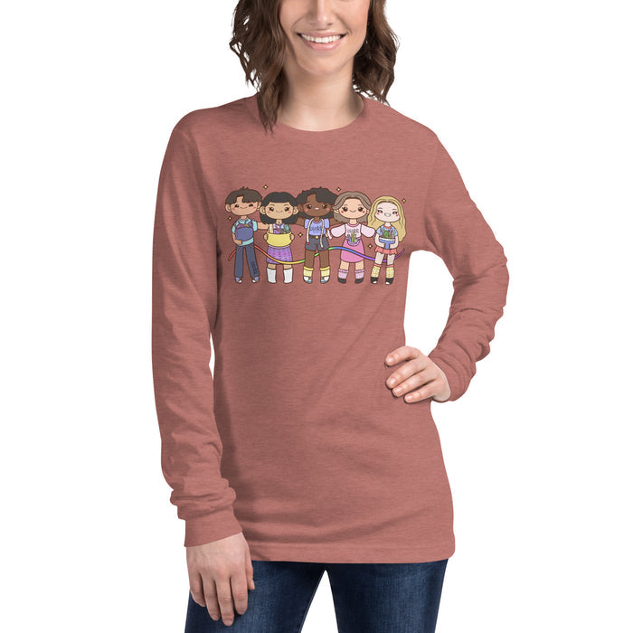 Knitting Friends (Patron) Unisex Long Sleeve T-Shirt