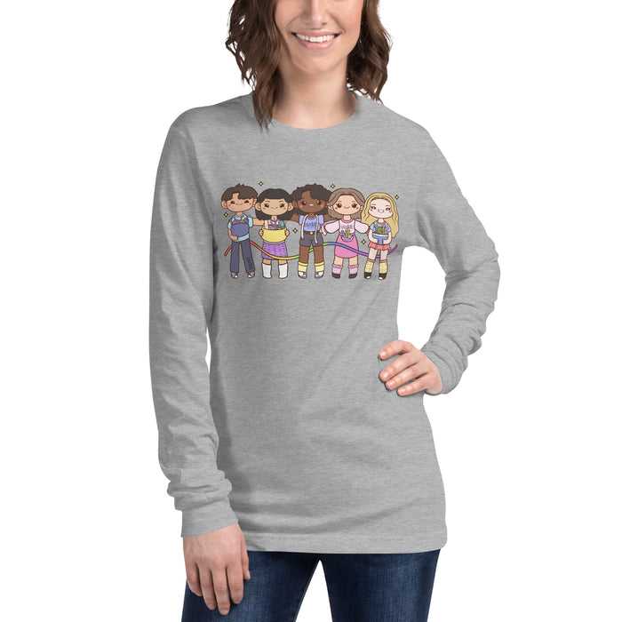 Knitting Friends (Patron) Unisex Long Sleeve T-Shirt