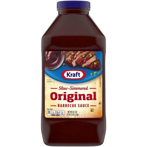 Kraft Original BBQ Sauce 82.5 oz Kraft Original Slow-Simmered BBQ Sauce and Dip adds bold, robust barbecue flavor to almost anything-50630 Hannah's Variety Store