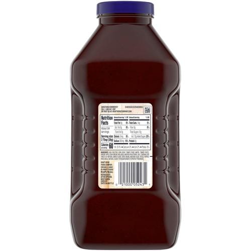 Kraft Original BBQ Sauce 82.5 oz Kraft Original Slow-Simmered BBQ Sauce and Dip adds bold, robust barbecue flavor to almost anything-50630 Hannah's Variety Store
