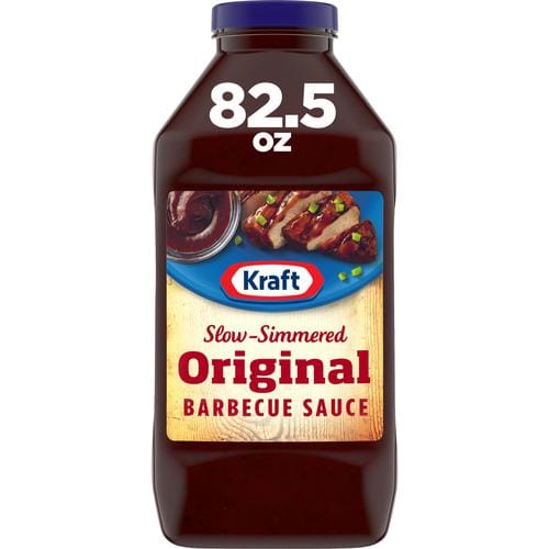 Kraft Original BBQ Sauce 82.5 oz Kraft Original Slow-Simmered BBQ Sauce and Dip adds bold, robust barbecue flavor to almost anything-50630 Hannah's Variety Store