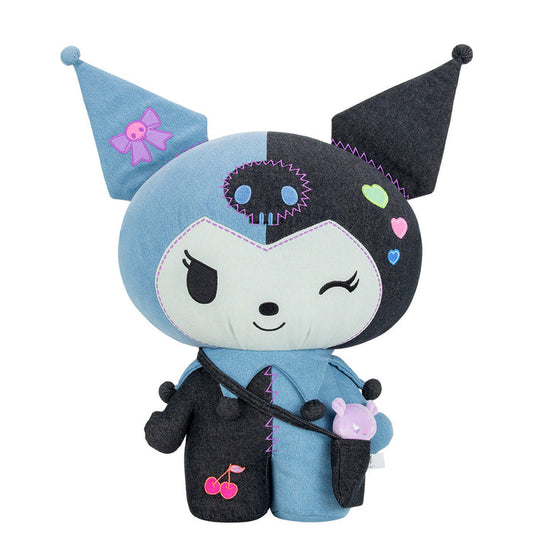 Kuromi 24" Ultra-Premier Denim Patchwork Plush (Limited Edition) Plush Jazwares