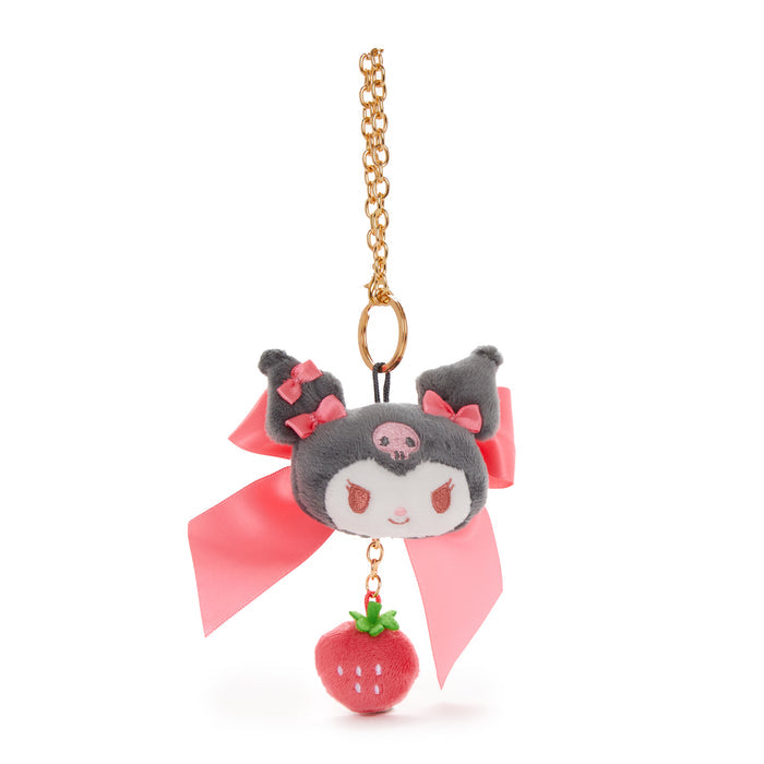 Kuromi Plush Bag Charm (Strawberry News 50th Anniversary) Accessory Global Original
