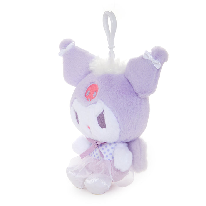 Kuromi Plush Mascot Clip (Ballerina Angel Series) Accessory NAKAJIMA CORPORATION