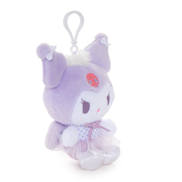 Kuromi Plush Mascot Clip (Ballerina Angel Series) Accessory NAKAJIMA CORPORATION