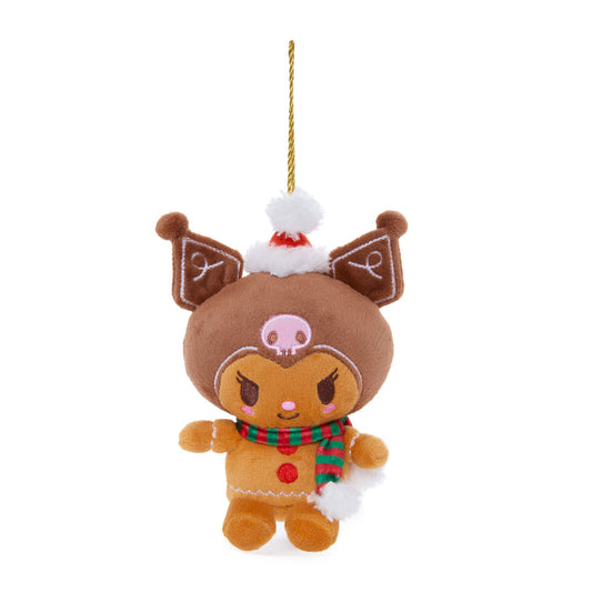 Kuromi Plush Ornament (Holiday Gingerbread Friends) Plush NAKAJIMA CORPORATION