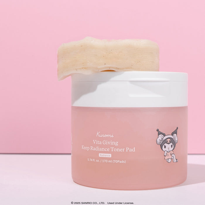 Kuromi x ByUR Vita Giving Keep Radiance Toner Pad (Sanrio K-Spa Edition) Beauty ByUR US