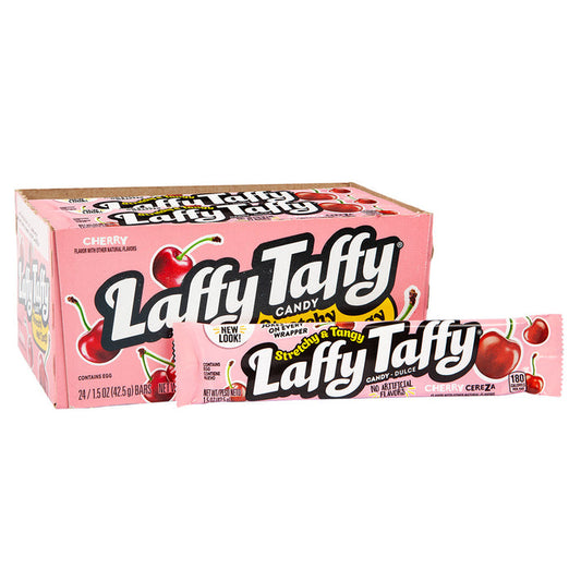Laffy Cherry Taffy 1.5oz Bar - 24ct