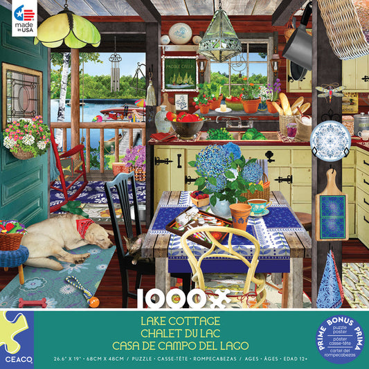 Lake Cottage - 1000 Piece Puzzle