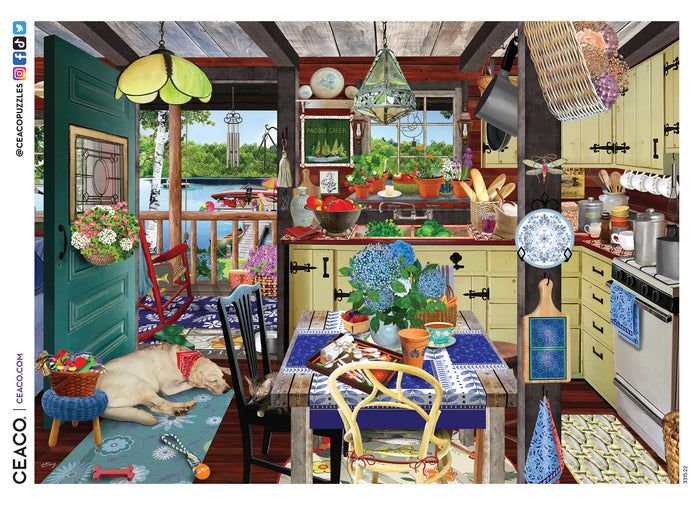 Lake Cottage - 1000 Piece Puzzle