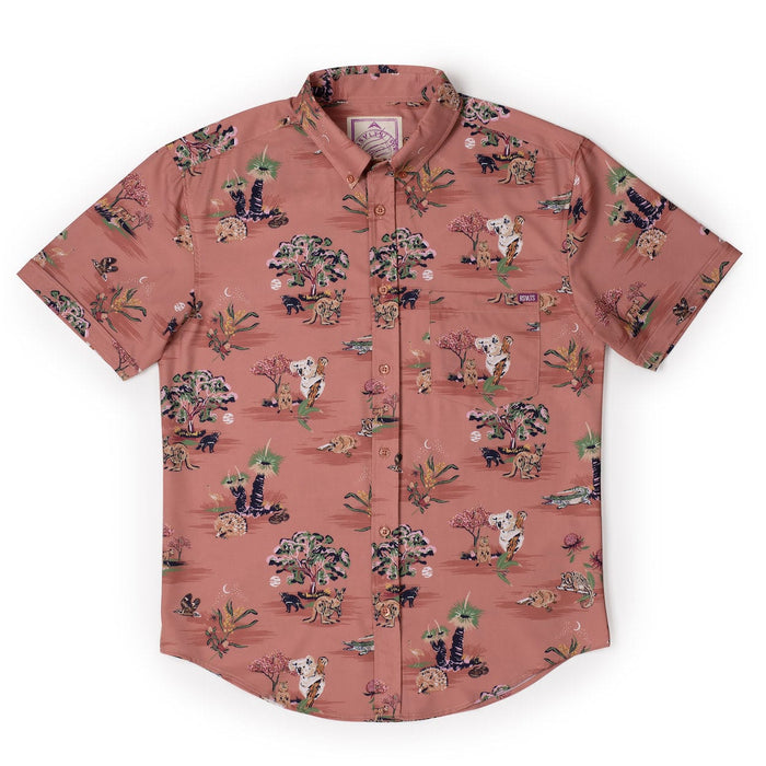 RSVLTS RSVLTS RSVLTS Travel Series 2 "Land Down Under" _ KUNUFLEX Short Sleeve Shirt