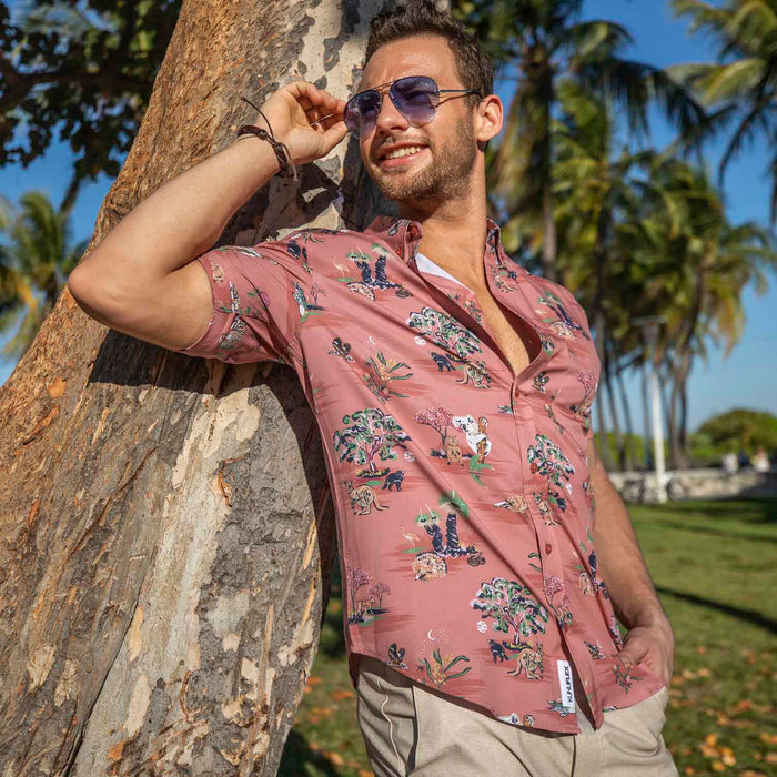 RSVLTS RSVLTS RSVLTS Travel Series 2 "Land Down Under" _ KUNUFLEX Short Sleeve Shirt