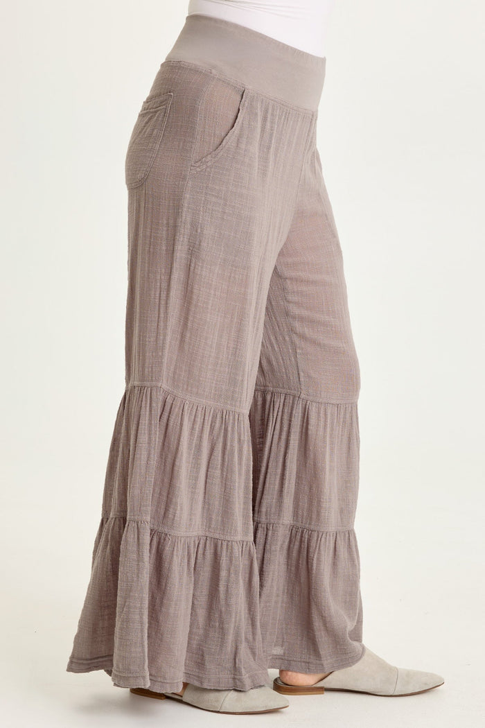 Wearables Lando Gauze Tiered-Bottom Pant