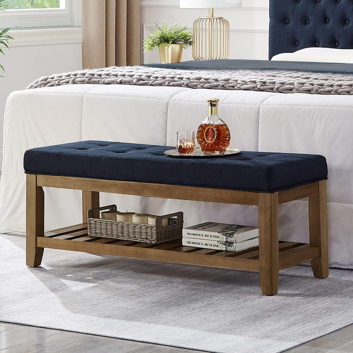 Navy Blue-bench