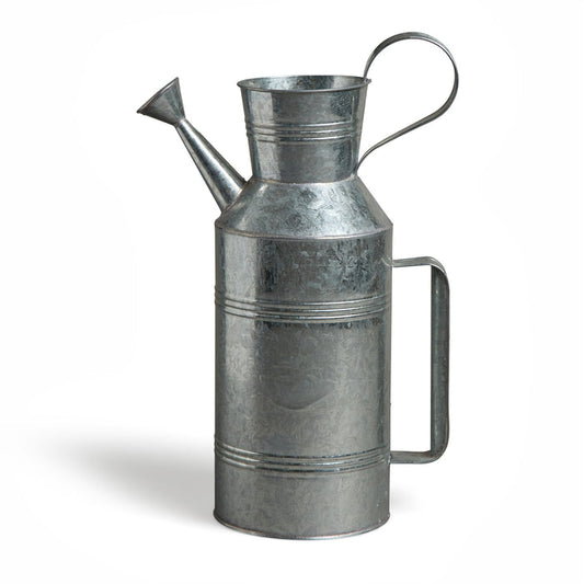 Large Watering Can in Galvanized Steel