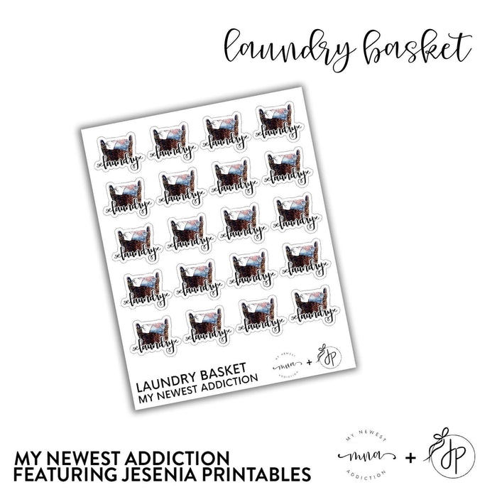 Laundry Basket | lettering by Jesenia Printables