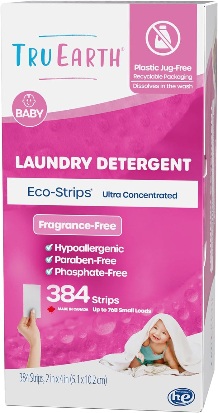 Laundry Detergent Sheets, Fragrance Free for Sensitive Skin - Eco Trade Company