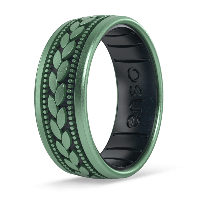 Etched Heritage Silicone Ring - Laurel Wreath - Medusa