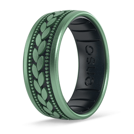 Etched Heritage Silicone Ring - Laurel Wreath - Medusa