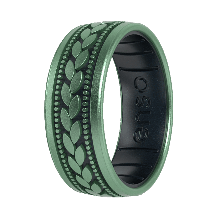 Etched Heritage Silicone Ring - Laurel Wreath - Medusa