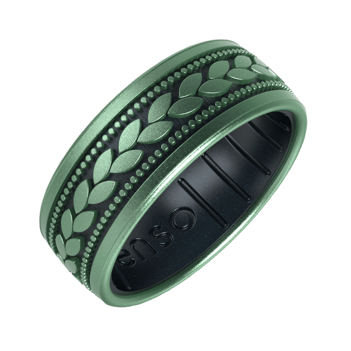 Etched Heritage Silicone Ring - Laurel Wreath - Medusa