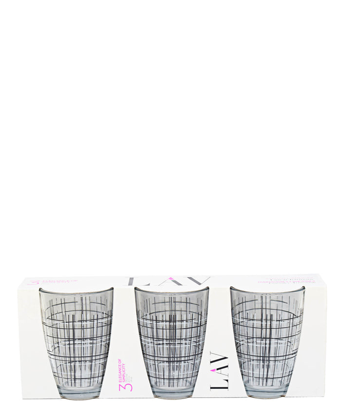 LAV Elegance Of Simplicity 415ML - Clear With Black Print