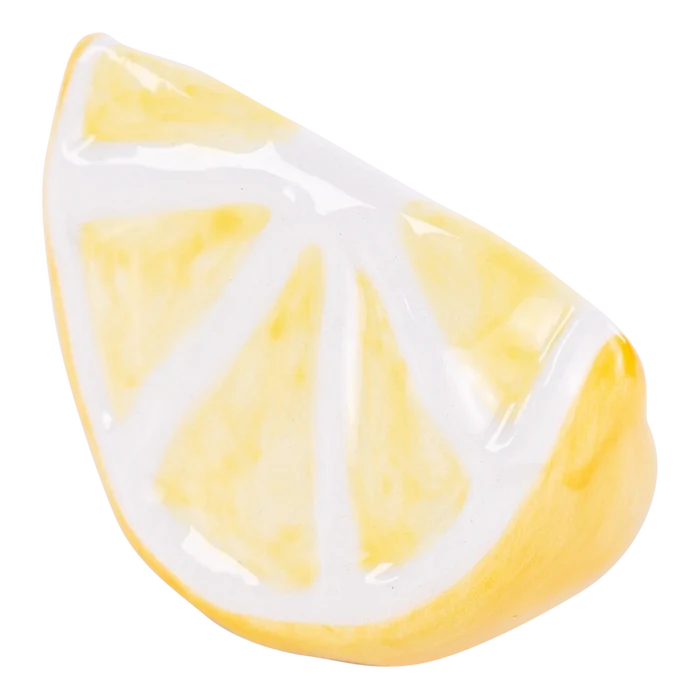 Lemon Wedge Ceramic Figurine - Glory Haus Topper