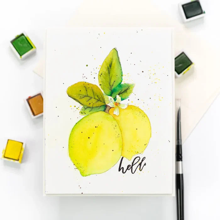 Lemons Digital Stamp - Alex Syberia Designs