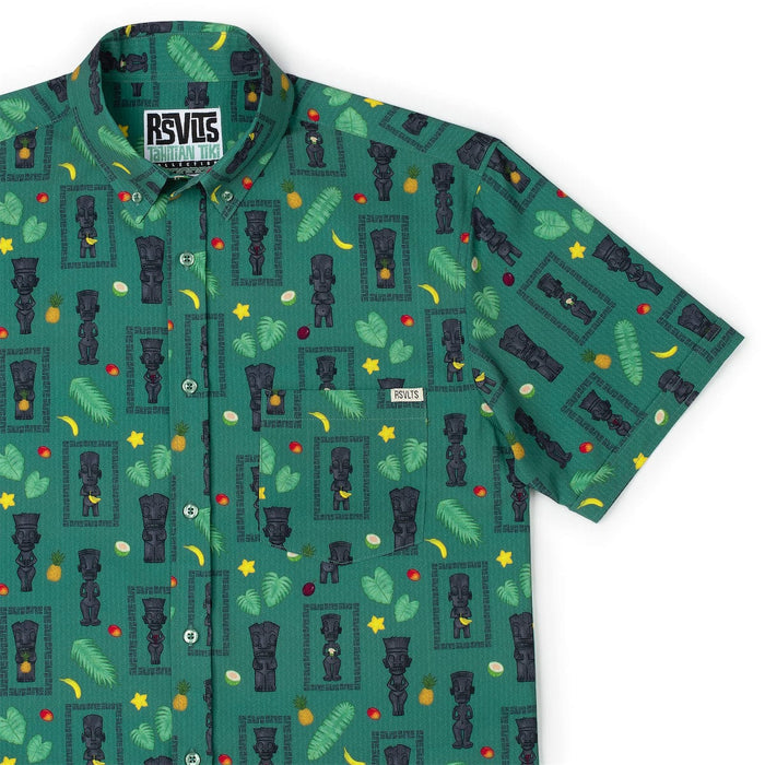 RSVLTS XS RSVLTS Short Sleeve Shirt Life & Land – KUNUFLEX Short Sleeve Shirt Life & Land – KUNUFLEX Short Sleeve Shirt