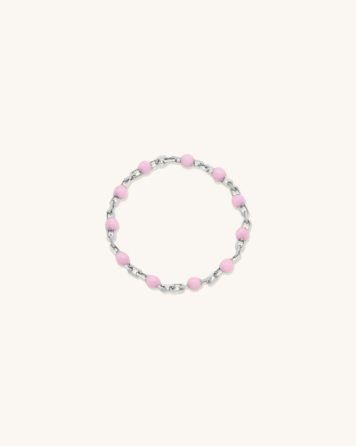 Lilac Candy Chain Ring